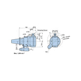 Face Milling Type Angle Head AG90 Series BDV50 - Big-tools Industrial Supply Tools for Metal Cutting